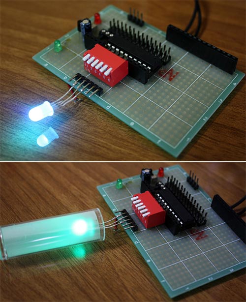 RGB LED Мигалка на МК ATtiny2313