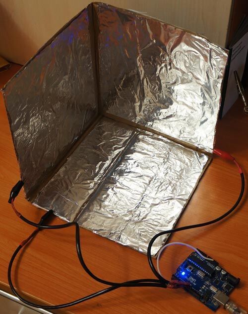 Картонный Куб с 3D Интерфейсом Ввода для Arduino