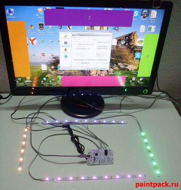 Интерактивная фоновая подсветка Ambilight