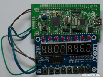 Модуль TM1638 на плате Модуль TM1638 на плате