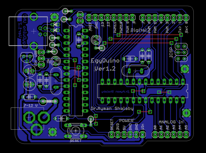 EGYDuino печатная плата EGYDuino печатная плата