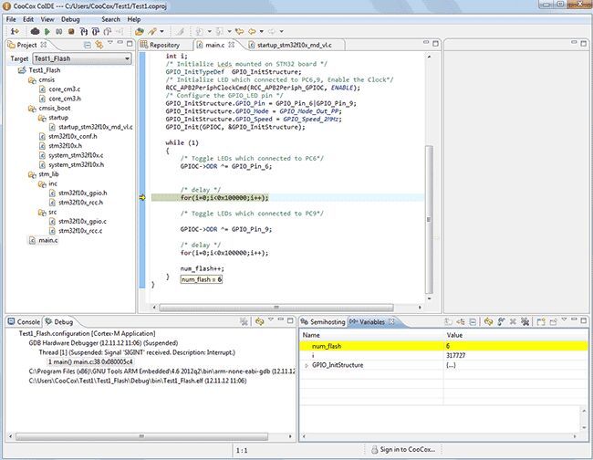 STM32 простой и быстрый старт с CooCox CoIDE