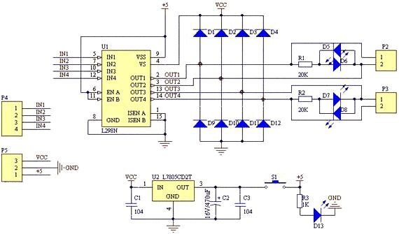 Подключение модуля L298N к Arduino Подключение модуля L298N к Arduino