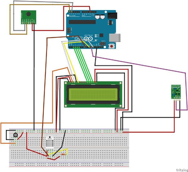 Arduino Meteostation with Wireless Temperature Sensor Arduino Meteostation with Wireless Temperature Sensor