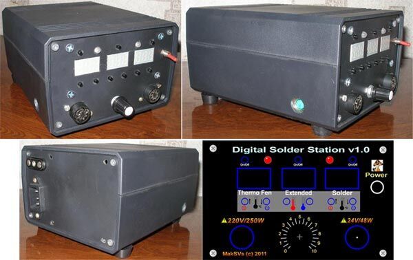 Цифровая паяльная станция 3 в 1 DSS-1