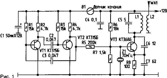 Автомобильный радиосторож Автомобильный радиосторож
