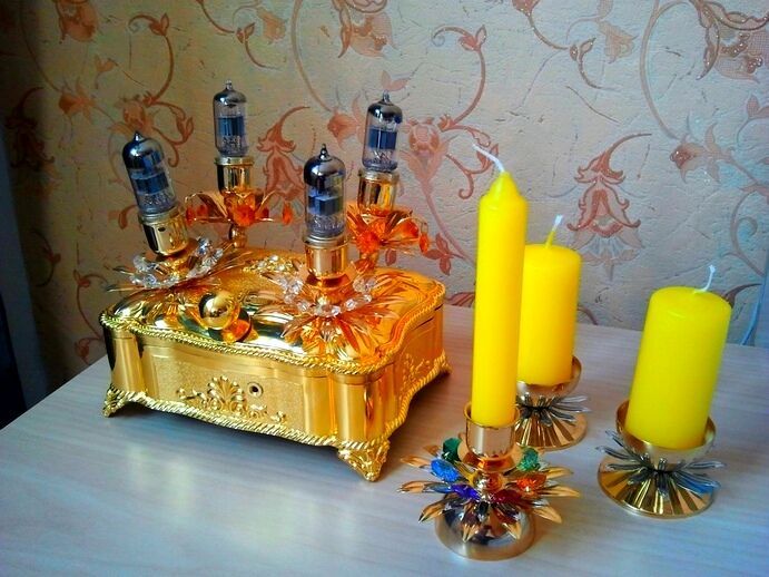 Схема лампового УНЧ для наушников