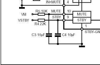 Схема включения микросхемы TDA7294