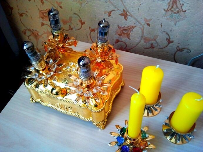 Схема лампового УНЧ для наушников