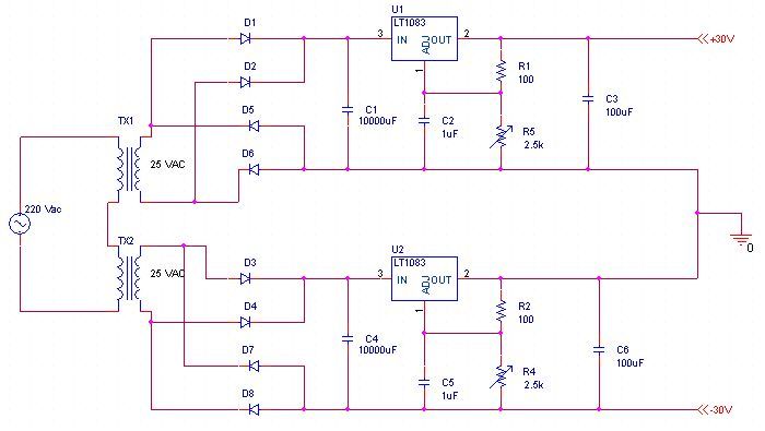 PA100 LM3886 Усилитель