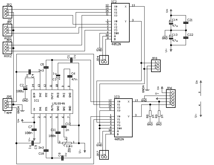 Усилитель на MOSFET транзисторах Усилитель на MOSFET транзисторах