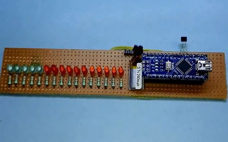 Часы-пропеллер на Arduino NANO своими руками