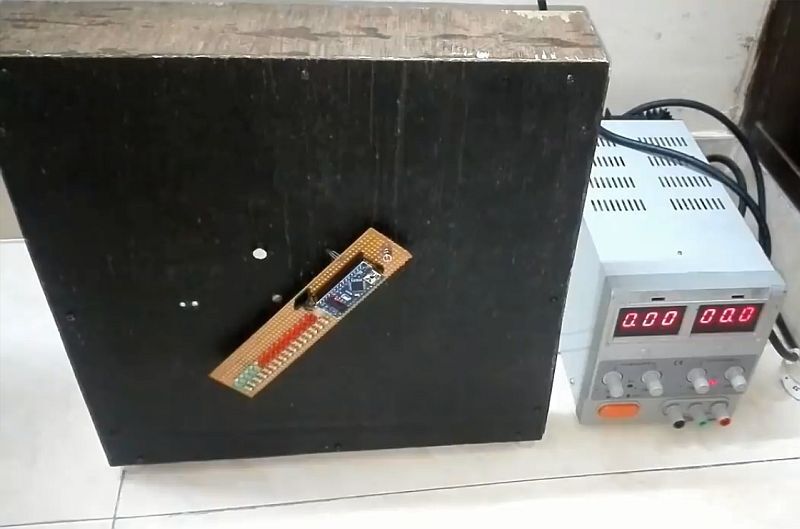 Часы-пропеллер на Arduino NANO своими руками