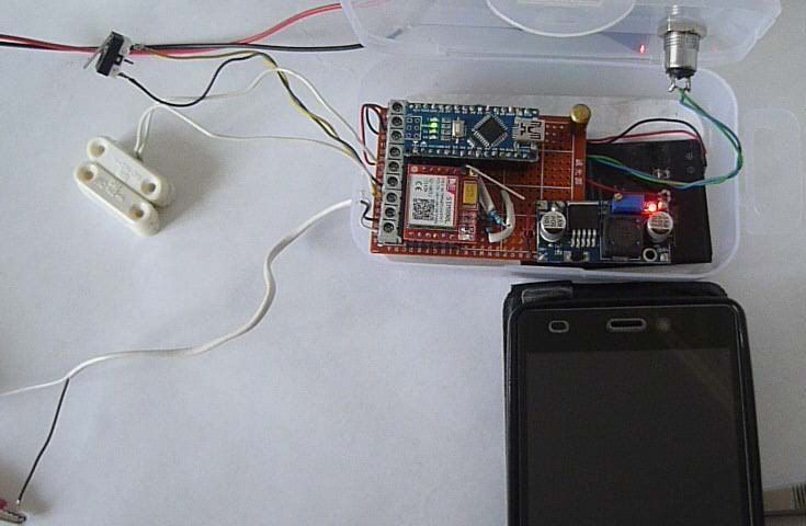 GSM сигнализация на модуле SIM800L и Arduino