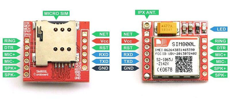 Управляем нагрузкой модулем SIM800L и Arduino