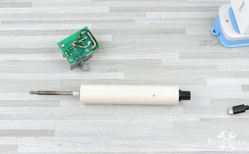 USB паяльник на сменных жалах Т12 своими руками