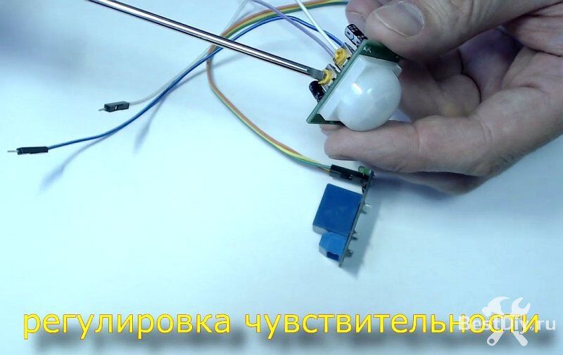 Включение освещения по движению, как подключить датчик движения