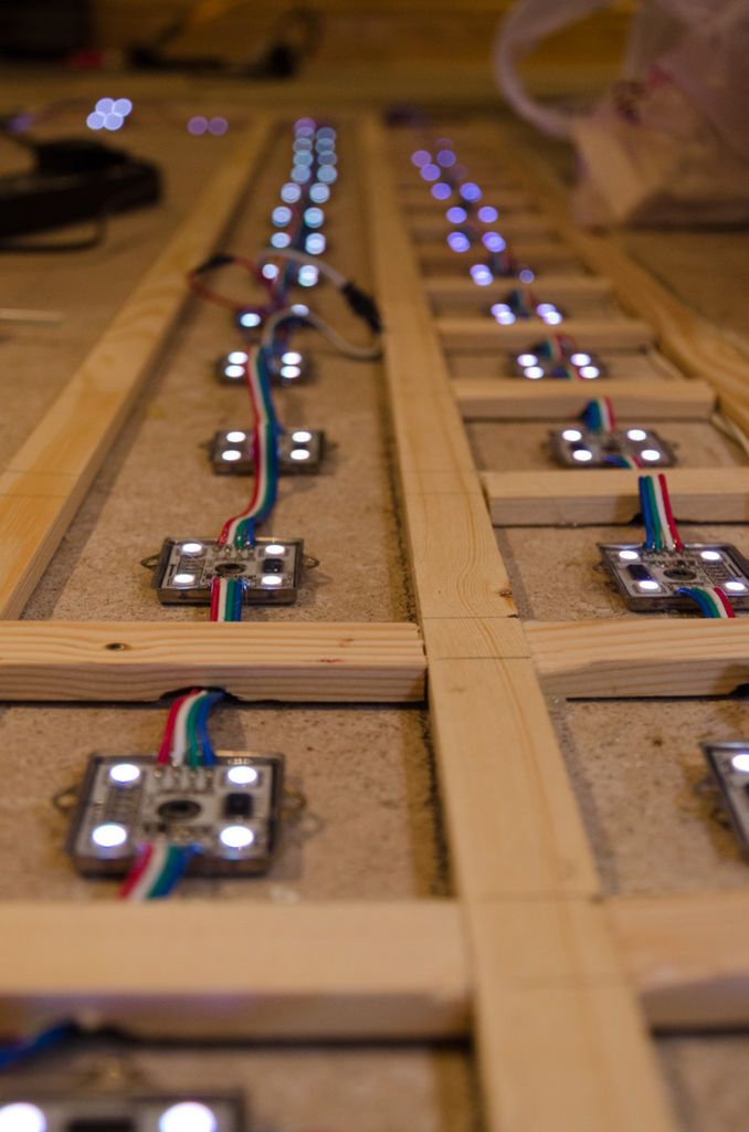 Светодиодный диско-пол на Arduino
