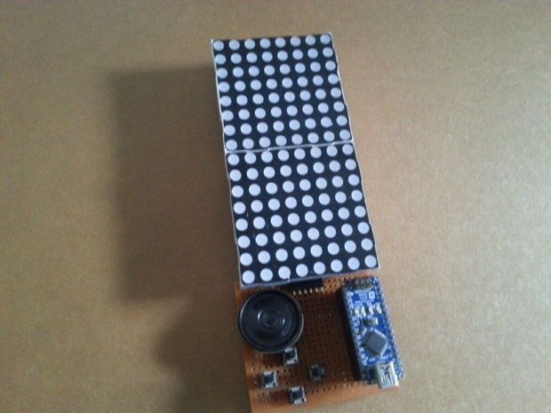 Тетрис на Arduino и двухцветных светодиодных матрицах