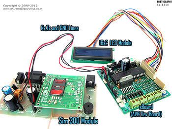 Связь между SIM300 и ATmega32