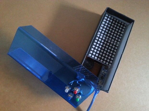 Тетрис на Arduino и двухцветных светодиодных матрицах