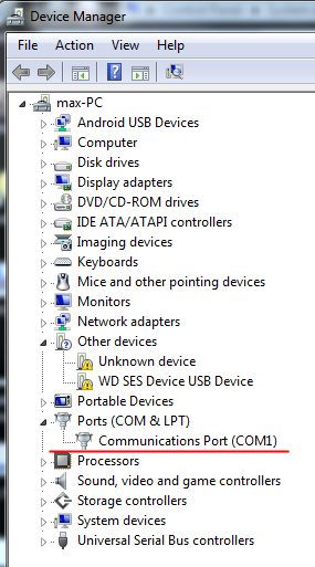 PSoC UART Circuit PSoC UART Circuit