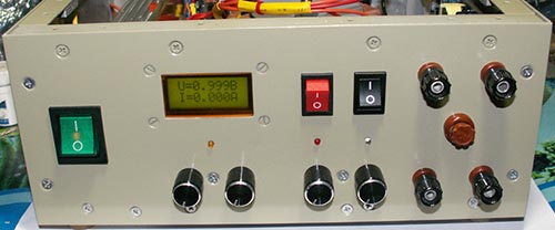 Схема лабораторного источника питания на IGBT транзисторе