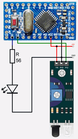 Отладочная Плата с Микроконтроллером ATmega328