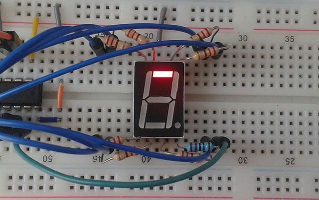 Семисегментный Индикатор Arduino SPI