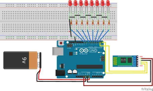 POV дисплей на базе Arduino