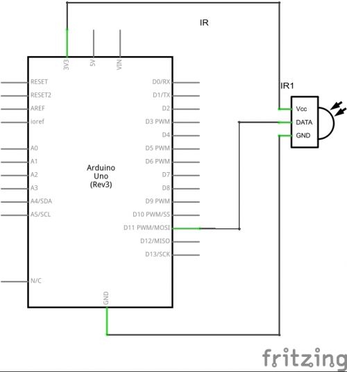 Arduino Uno ИК приемник Arduino Uno ИК приемник