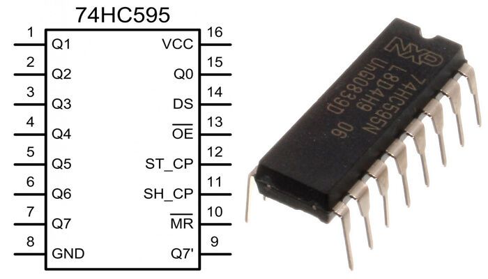 Семисегментный Индикатор Arduino SPI