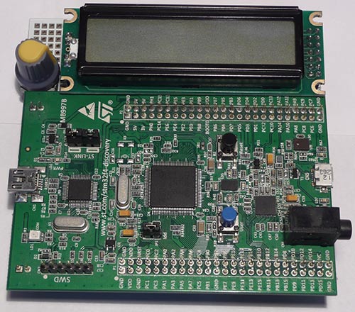 STM32 LCD WH1602 Connection