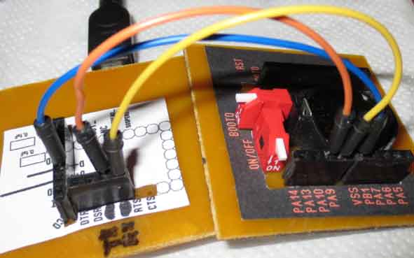 IAR STM32 CORTEX M0 программирование без программатора