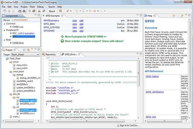 STM32 простой и быстрый старт с CooCox CoIDE
