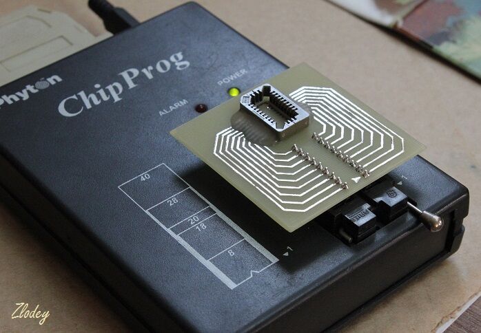 Адаптер ZIF SOIC для программатора