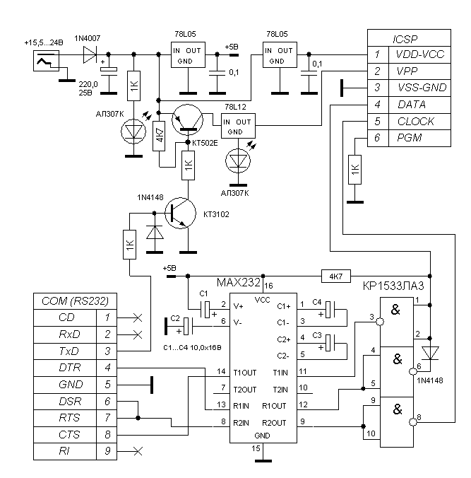 Простой USB программатор PIC Простой USB программатор PIC