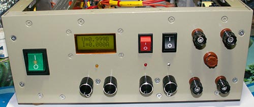 Схема лабораторного источника питания на IGBT транзисторе