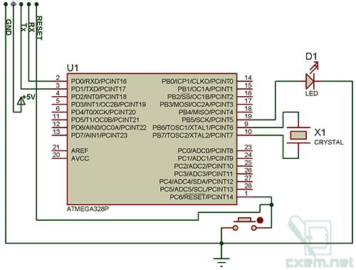Изображение Arduino Uno Mini
