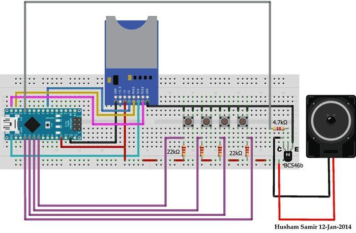 Воспроизведение WAV-файлов на Arduino