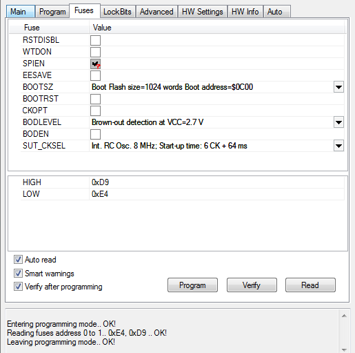 Схема часов на PCF8523 и AVR