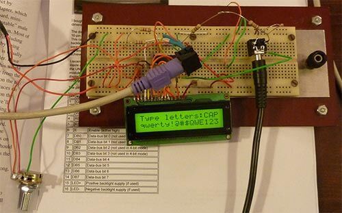 Интерфейсная Плата PICAXE для Связи Клавиатуры PS2 с LCD Интерфейсная Плата PICAXE для Связи Клавиатуры PS2 с LCD