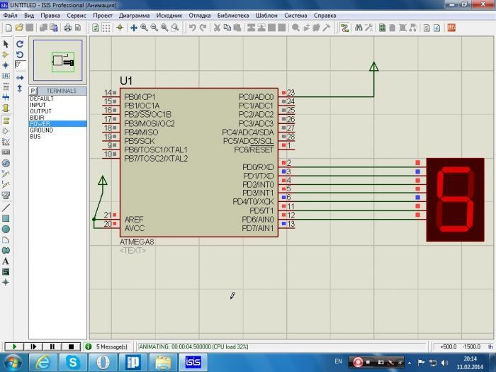 MikroPascal for AVR Урок 2. АЦП, UART и отображение MikroPascal for AVR Урок 2. АЦП, UART и отображение