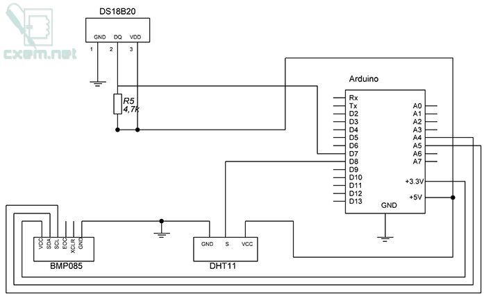 Метеостанция Arduino MR3020 для народного мониторинга Метеостанция Arduino MR3020 для народного мониторинга