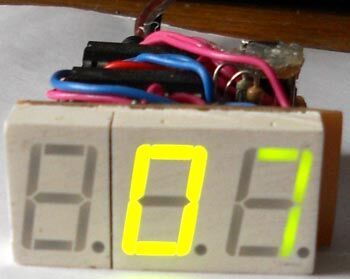 Термометр на МК Attiny13 и датчике DS18B20 Термометр на МК Attiny13 и датчике DS18B20