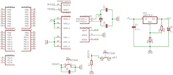Схема шинной архитектуры STM32