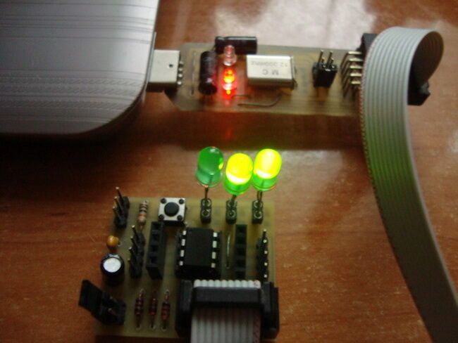 Отладочная Плата Для Микроконтроллеров ATtiny13/15