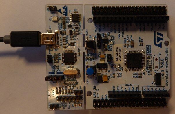 Фотография платформы Nucleo-F411RE