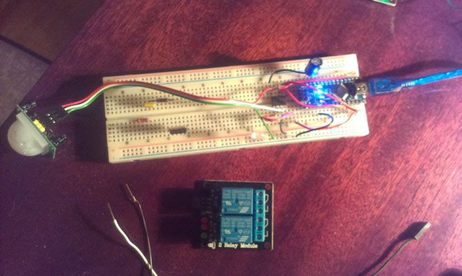 Arduino Датчик Движения Релейный Модуль