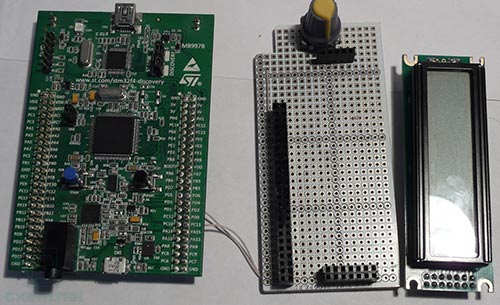 STM32 LCD WH1602 Connection